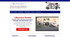 Desktop Screenshot of liftserviceverelst.be