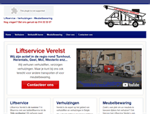 Tablet Screenshot of liftserviceverelst.be